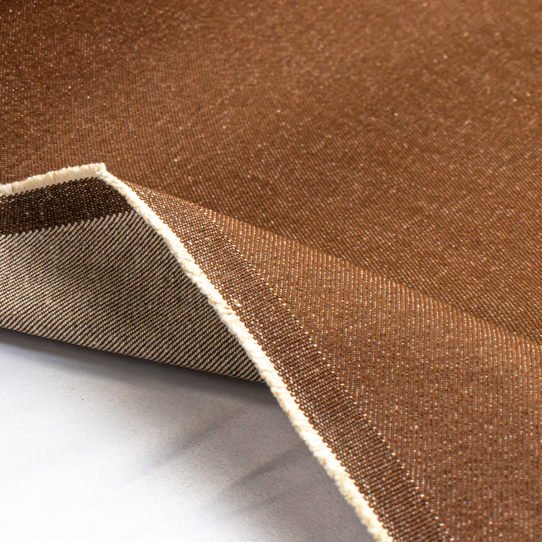 Premium Japanese Denim Saddle Brown 12oz - SS46139