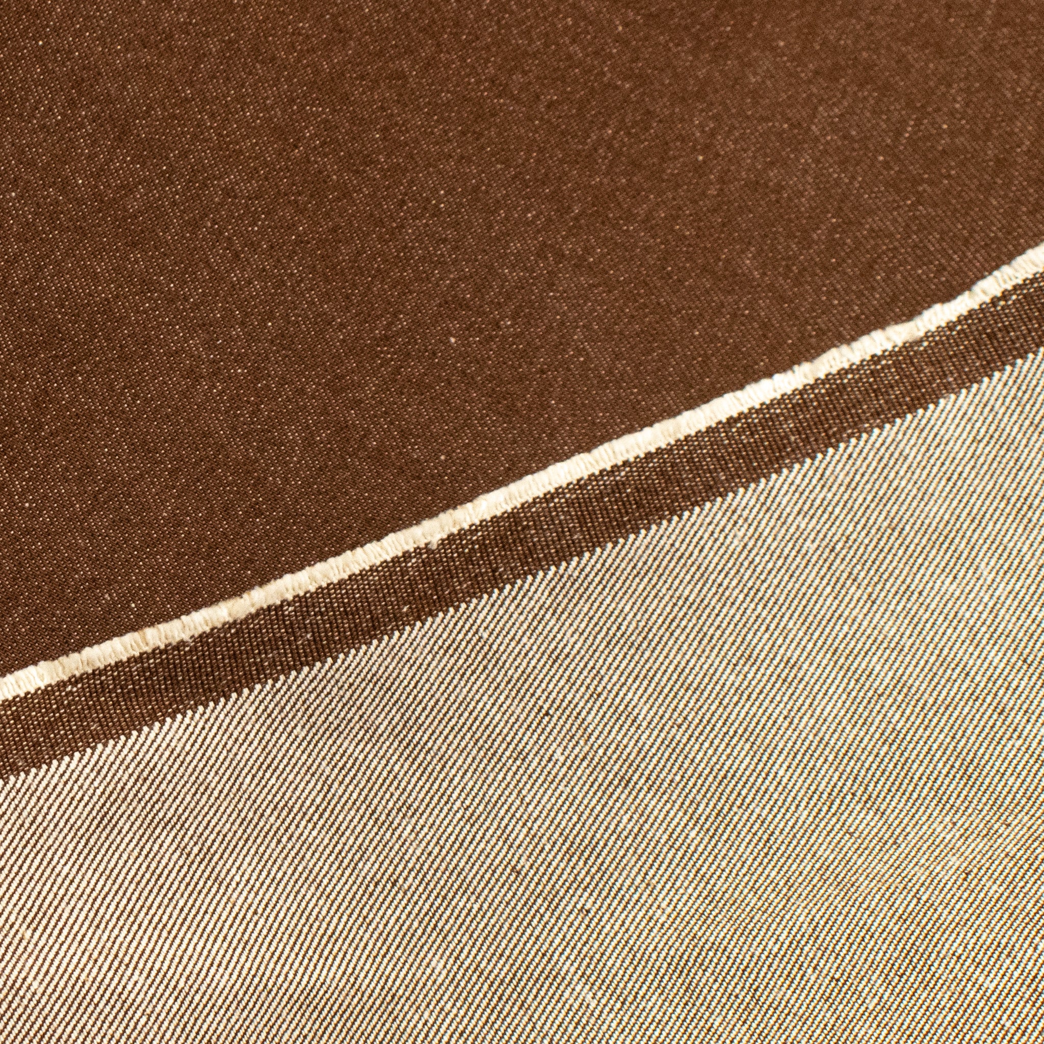 Premium Japanese Denim Saddle Brown 12oz - SS46139