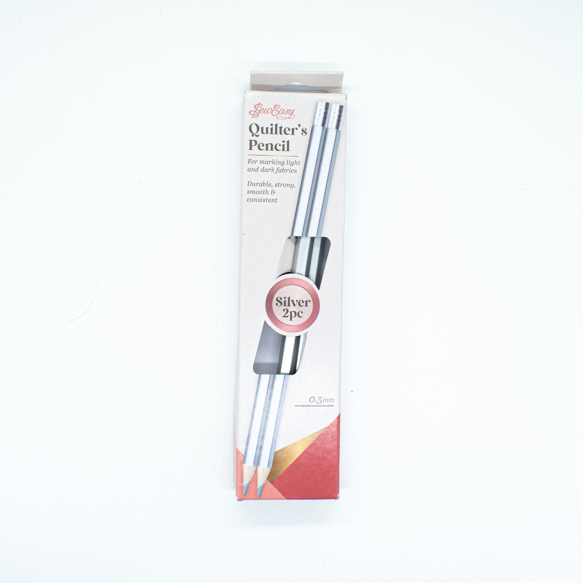 Sew Easy Quilter’s Pencil Silver 0.5mm – 2 Pack