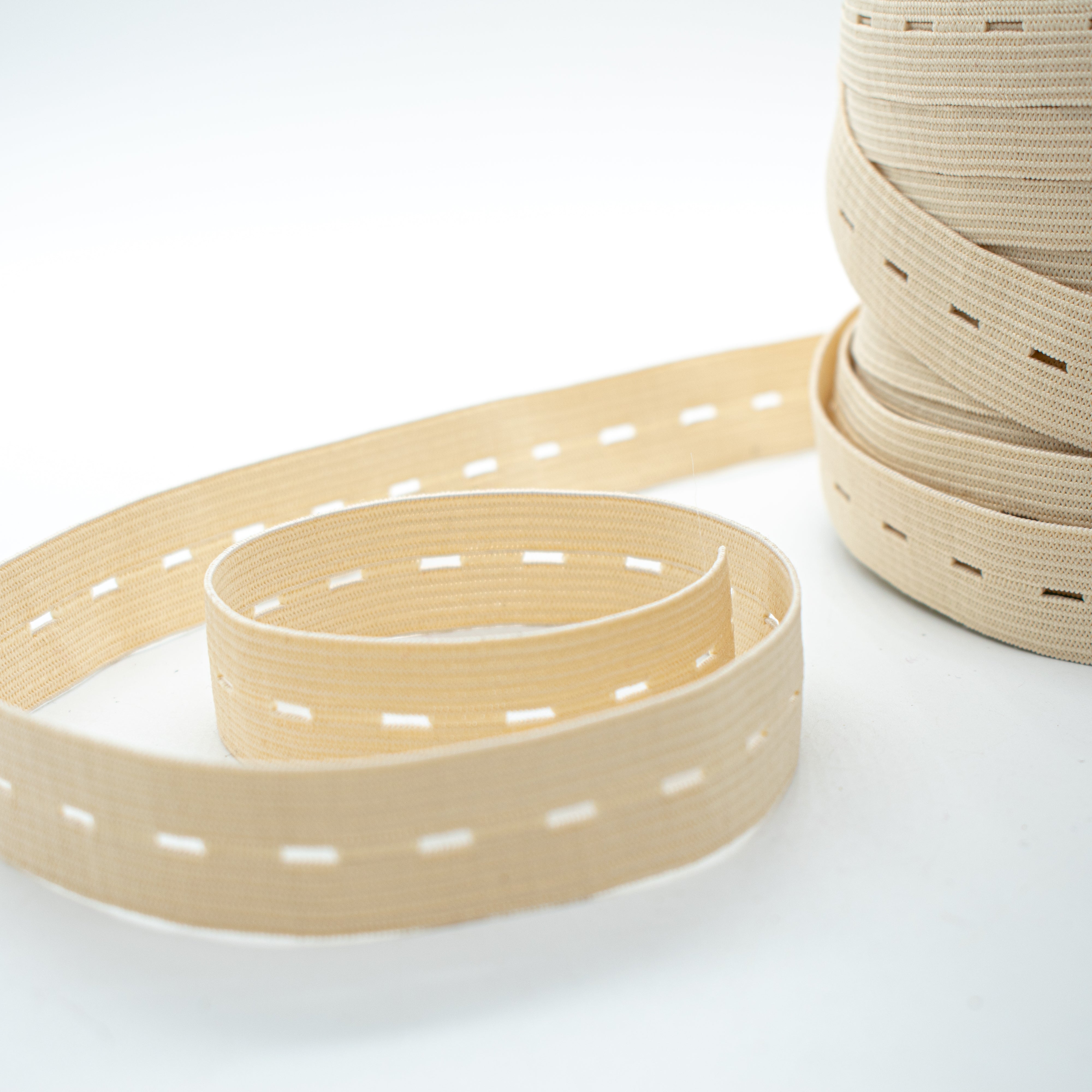 Sullivans Buttonhole Elastic Beige
