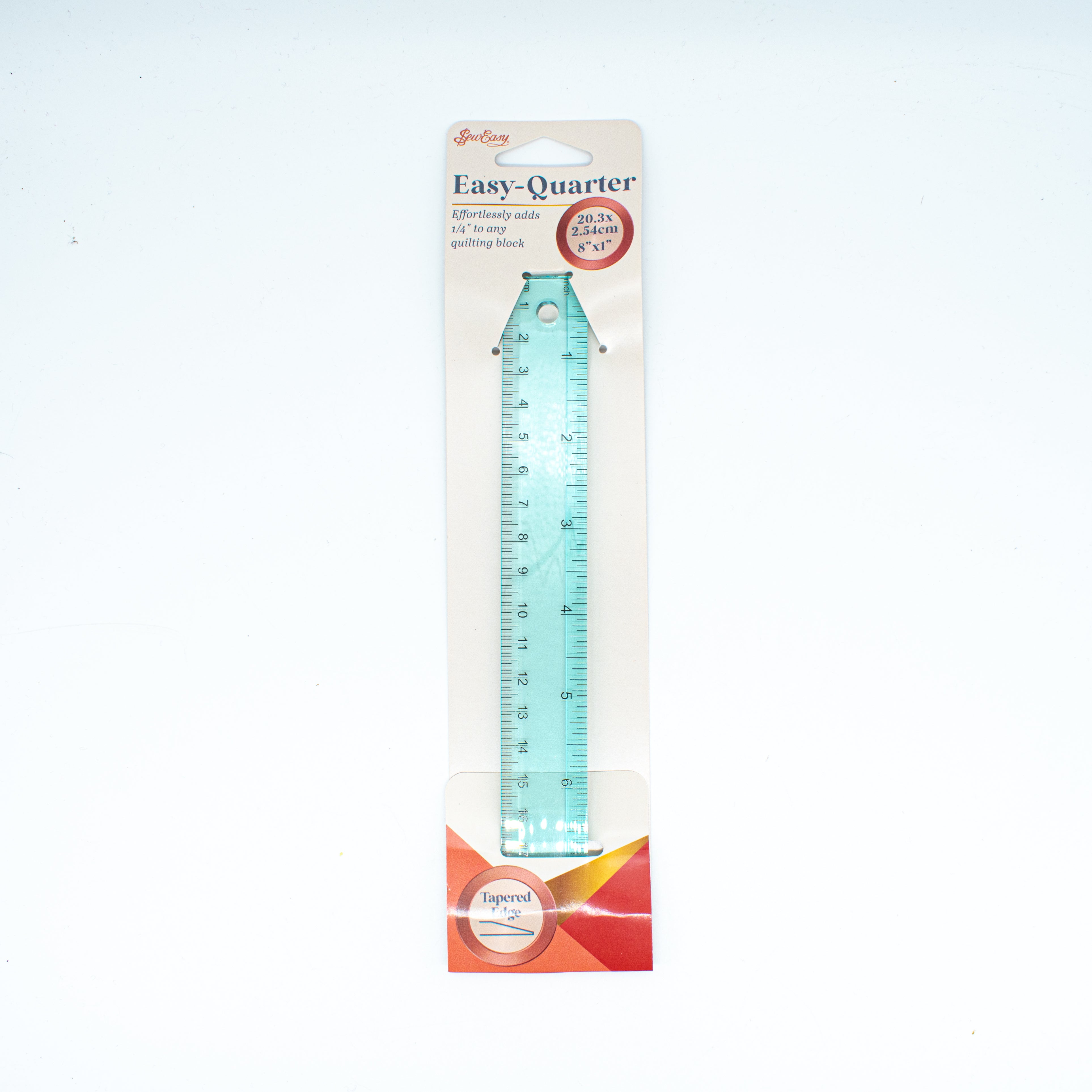 Sew Easy Easy-Quarter Quilting Ruler 8" x 1"