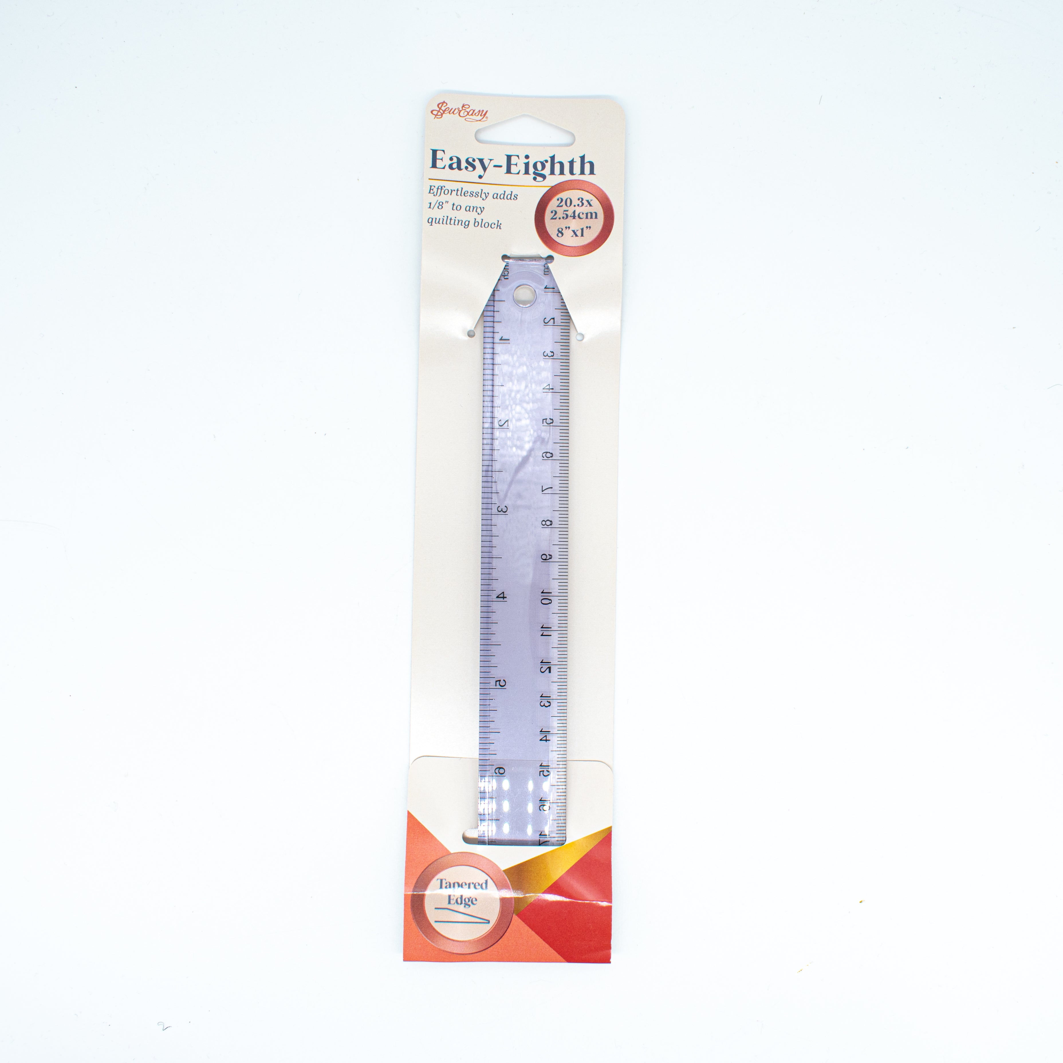 Sew Easy Easy-Eighth Quilting Ruler 8" x 1"
