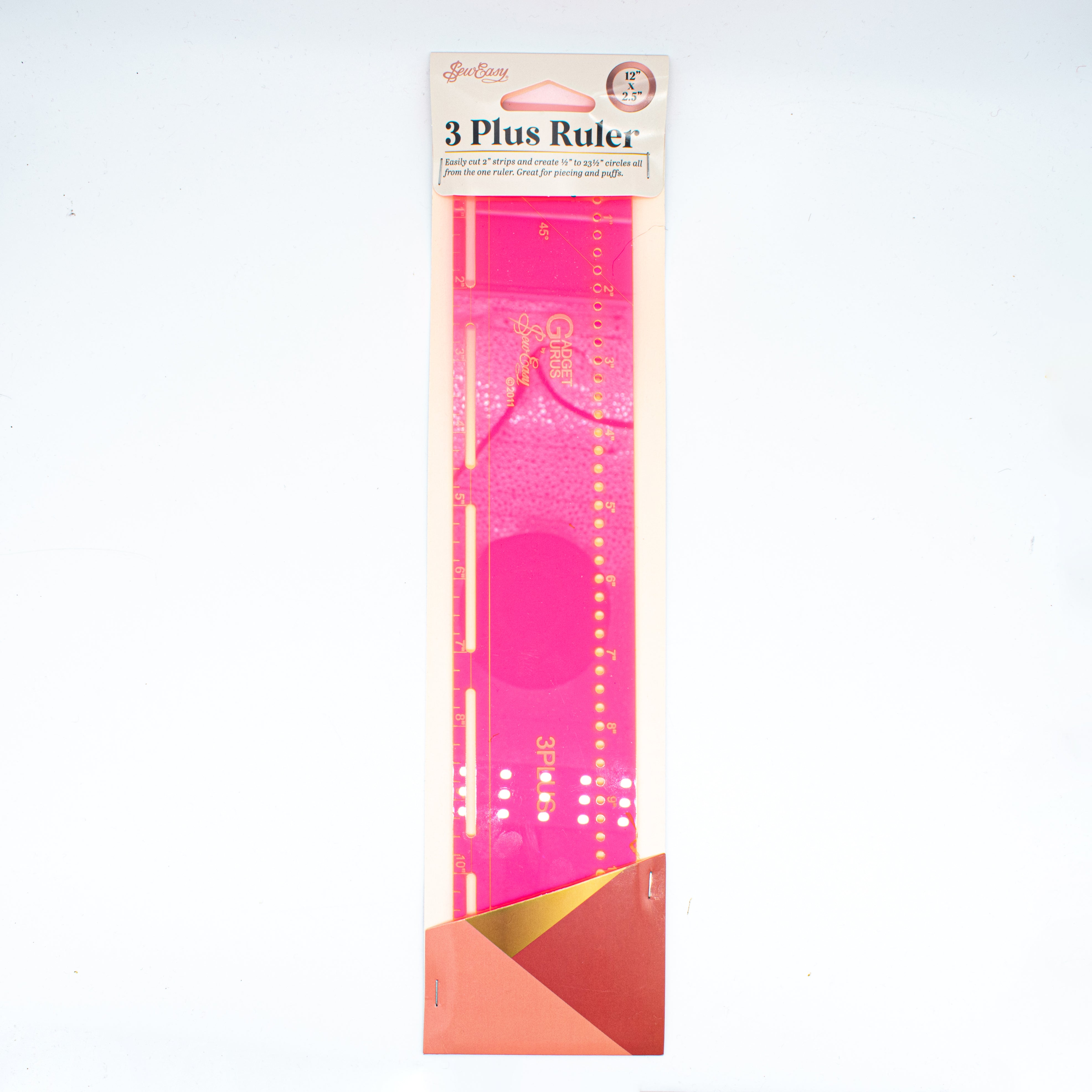 Sew Easy 3 Plus Quilting Ruler 12" x 2.5"