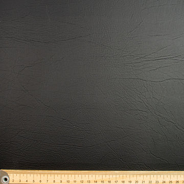 UV Stabilised Textured Knit-Backed Vinyl Black 20m Roll