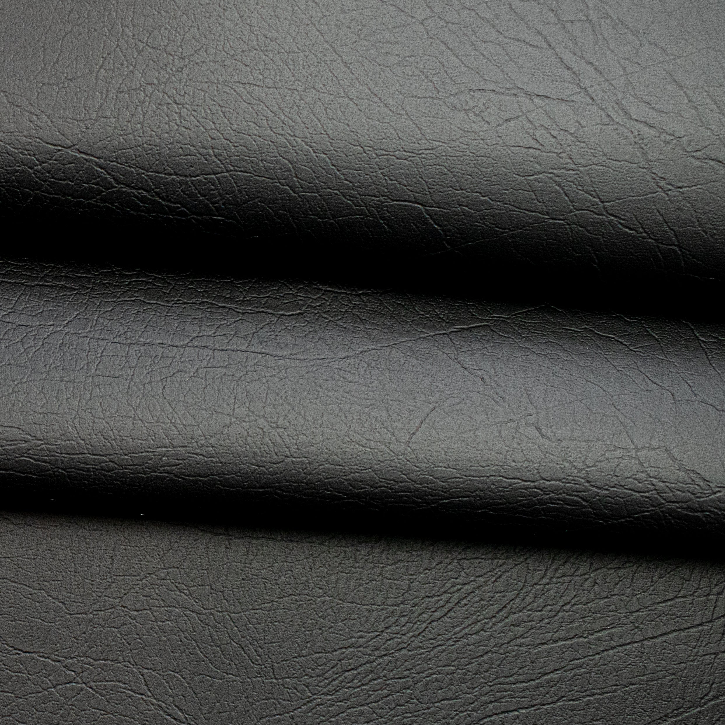 UV Stabilised Textured Knit-Backed Vinyl Black