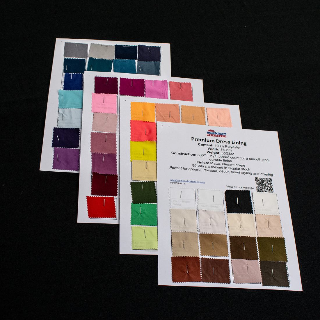 Premium Dress Lining Sample Book