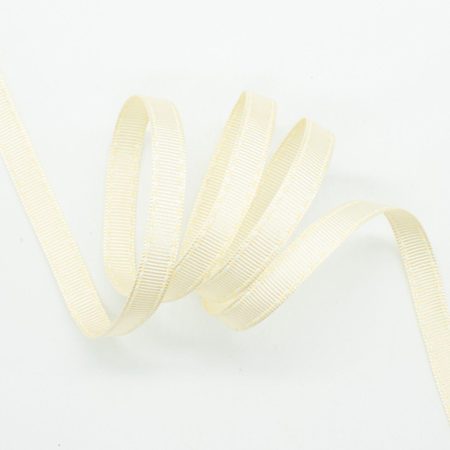 Grosgrain Ribbon with Saddle Stitch 10mm