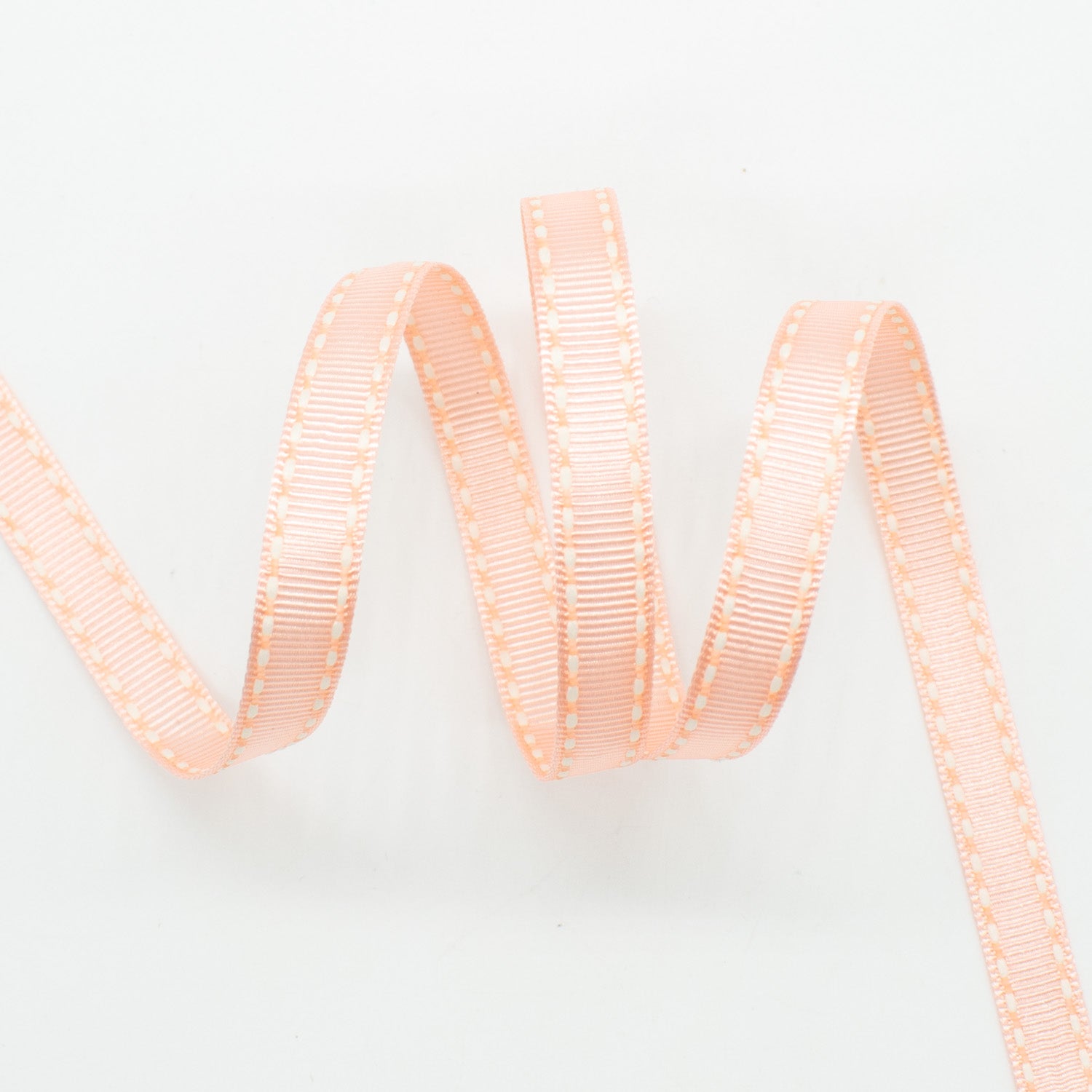 Grosgrain Ribbon with Saddle Stitch 10mm