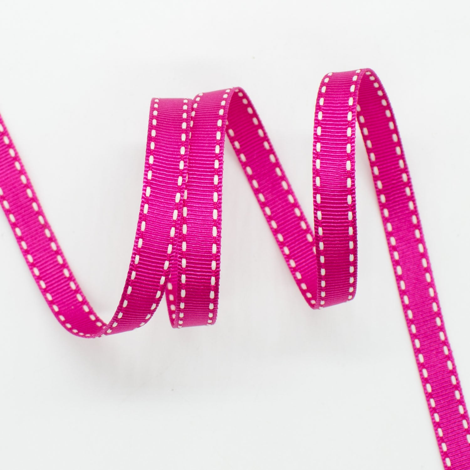 Grosgrain Ribbon with Saddle Stitch 10mm