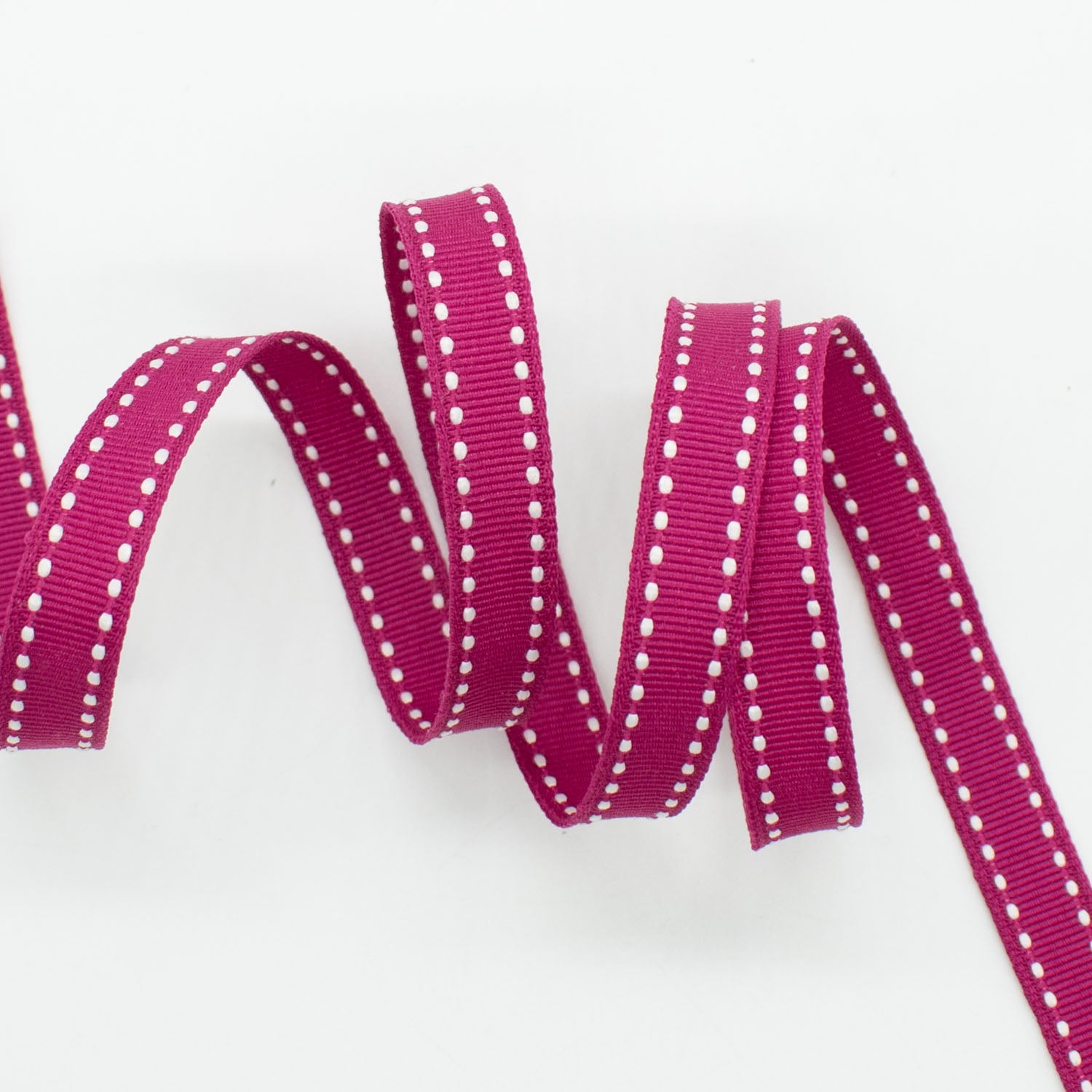 Grosgrain Ribbon with Saddle Stitch 10mm