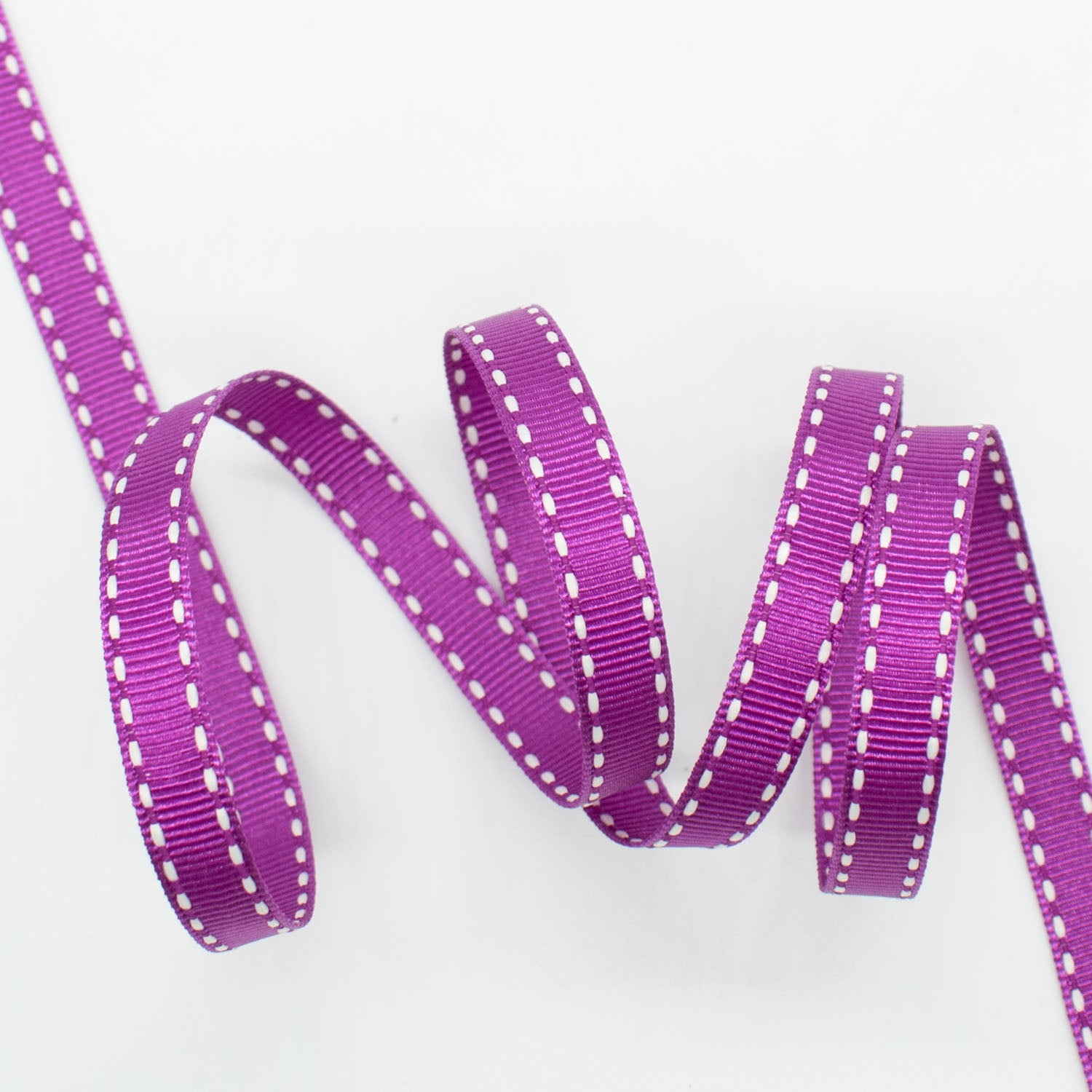 Grosgrain Ribbon with Saddle Stitch 10mm