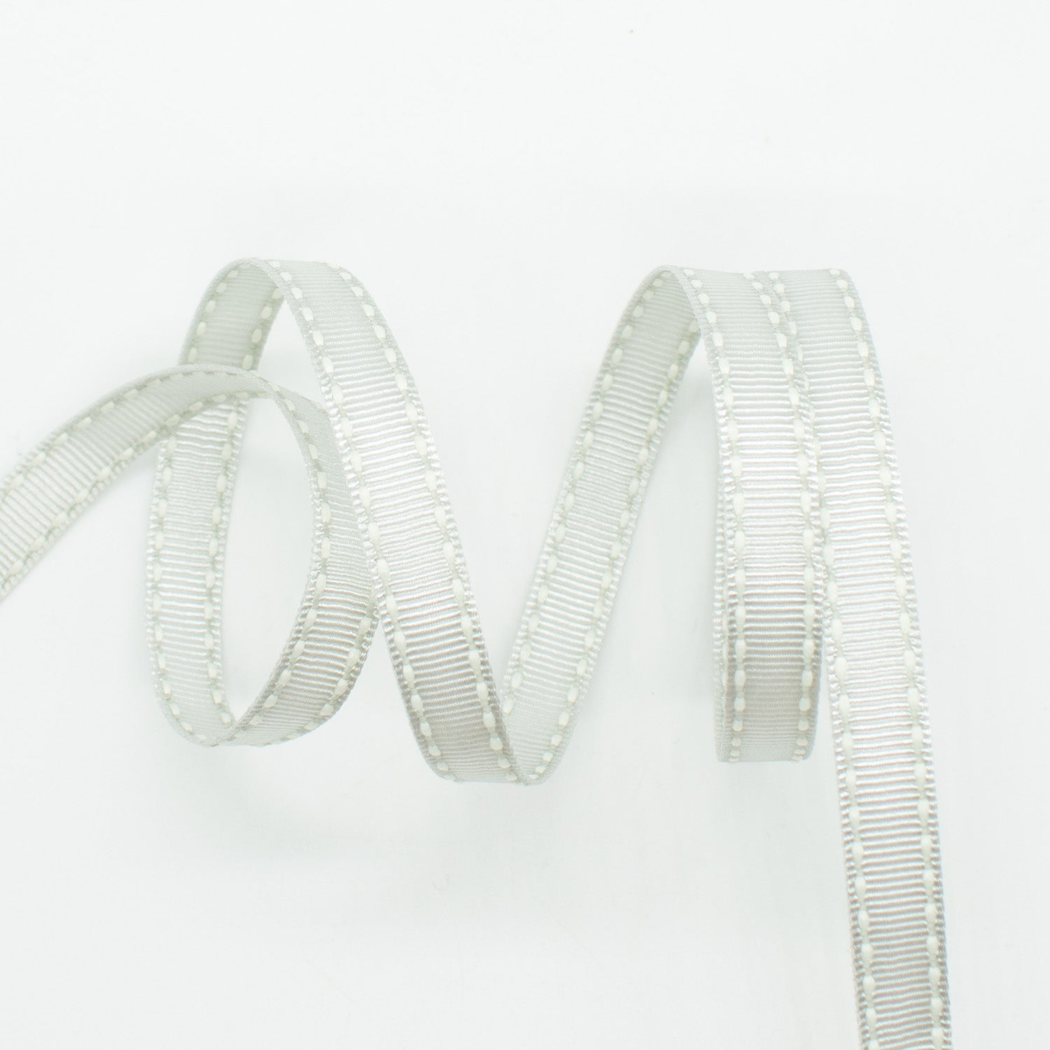 Grosgrain Ribbon with Saddle Stitch 10mm