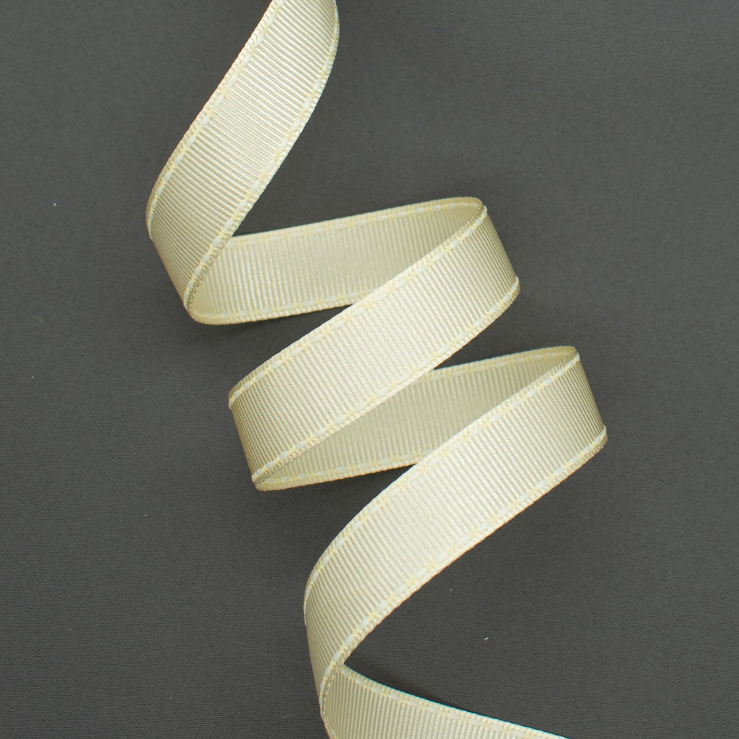 Grosgrain Ribbon with Saddle Stitch 15mm