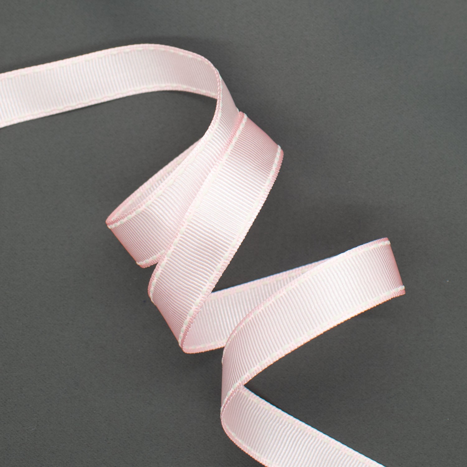 Grosgrain Ribbon with Saddle Stitch 15mm