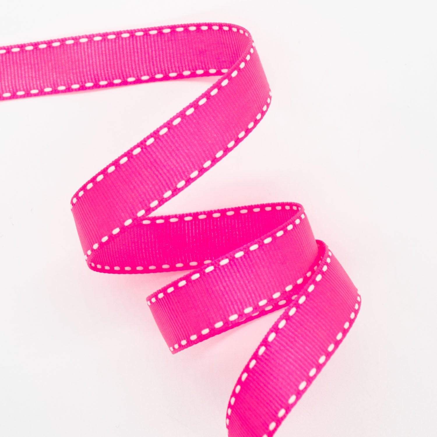 Grosgrain Ribbon with Saddle Stitch 15mm