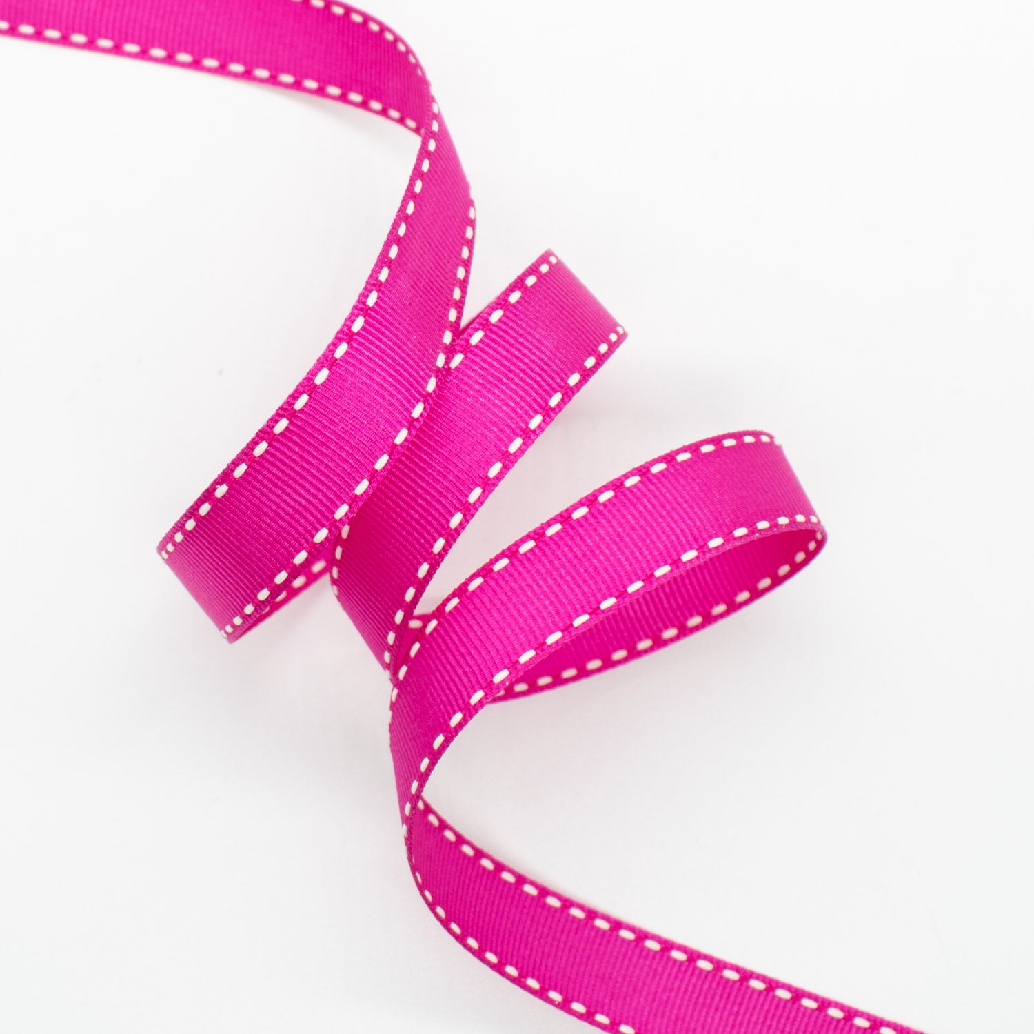 Grosgrain Ribbon with Saddle Stitch 15mm