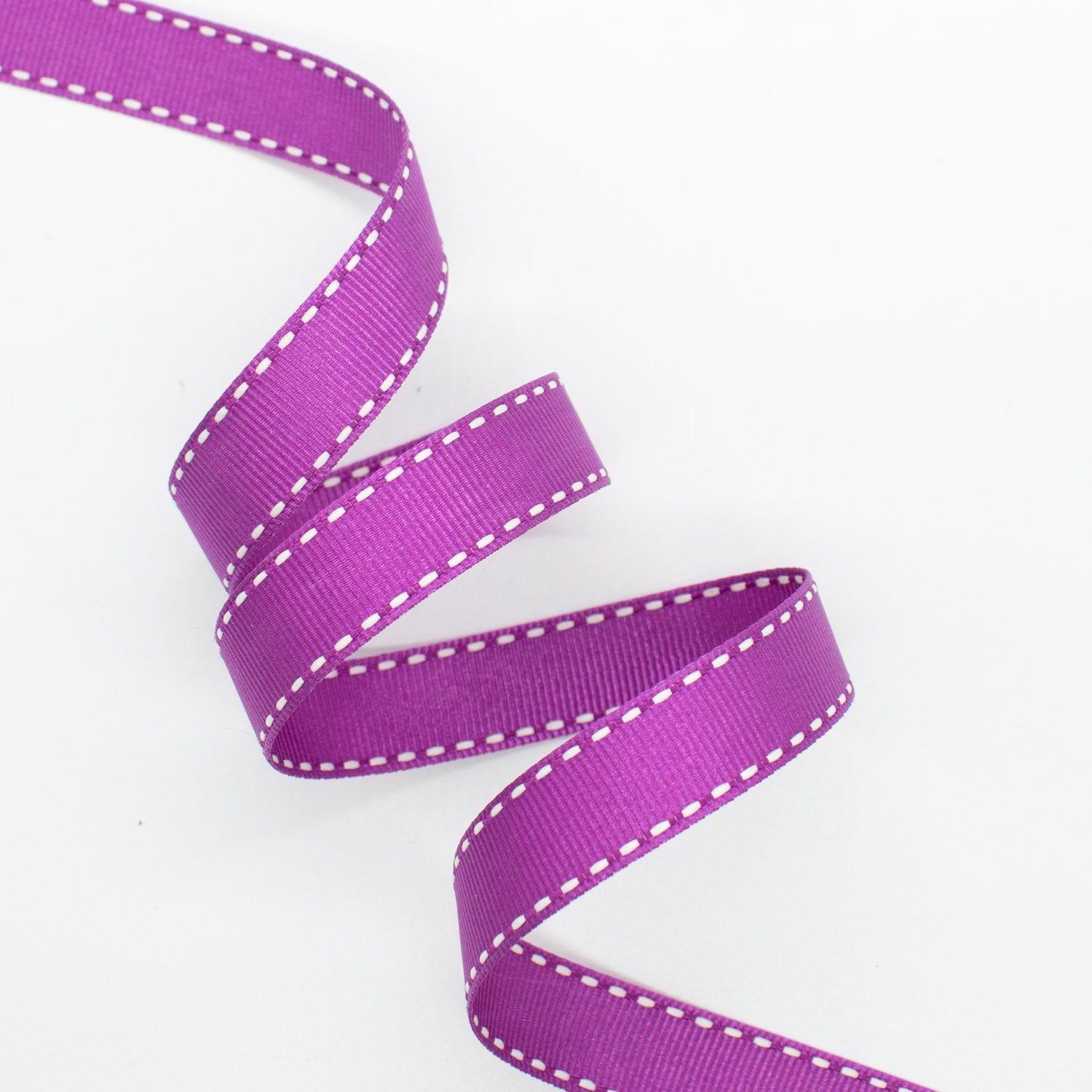 Grosgrain Ribbon with Saddle Stitch 15mm