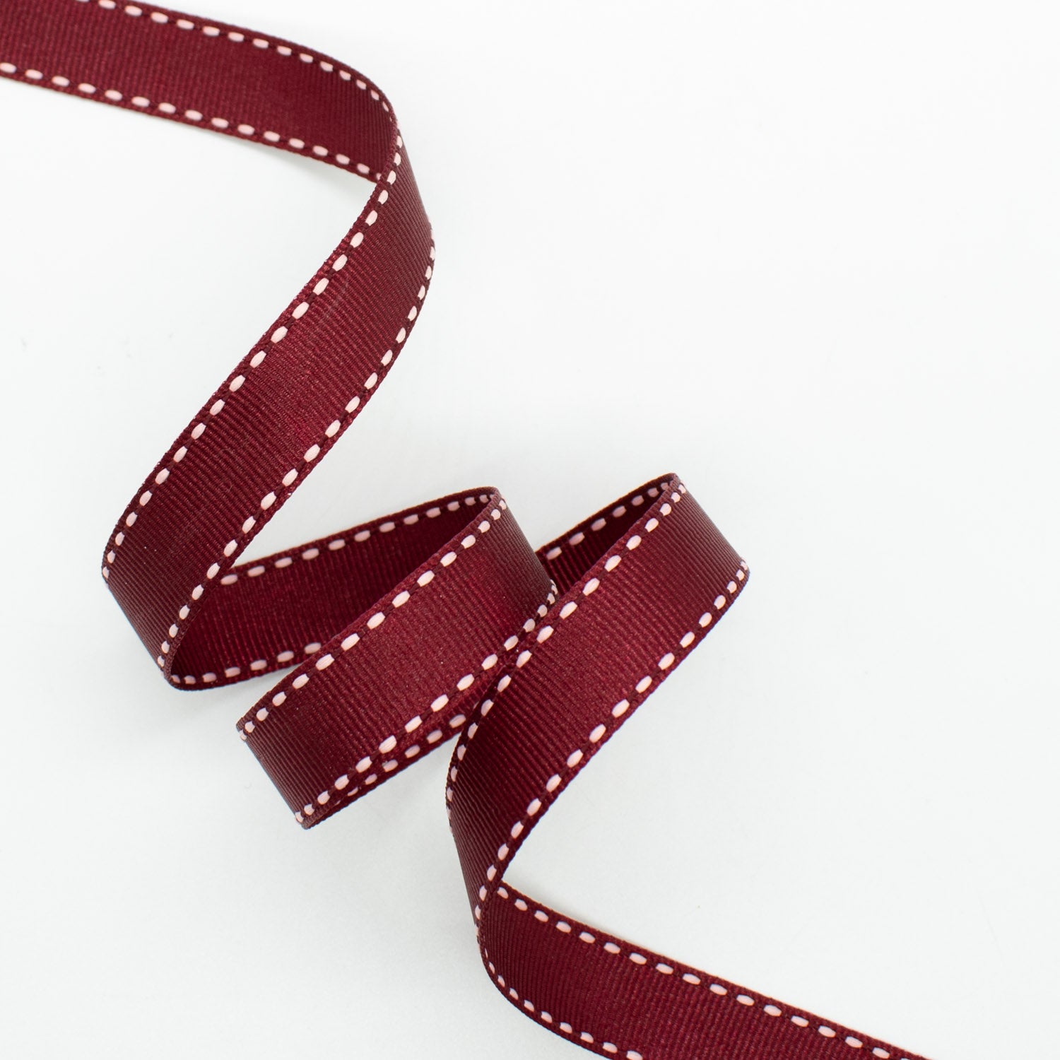 Grosgrain Ribbon with Saddle Stitch 15mm