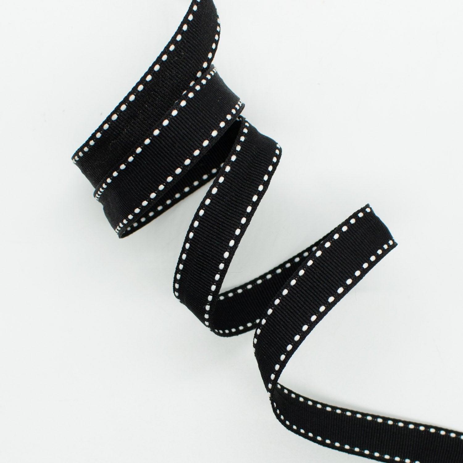 Grosgrain Ribbon with Saddle Stitch 15mm