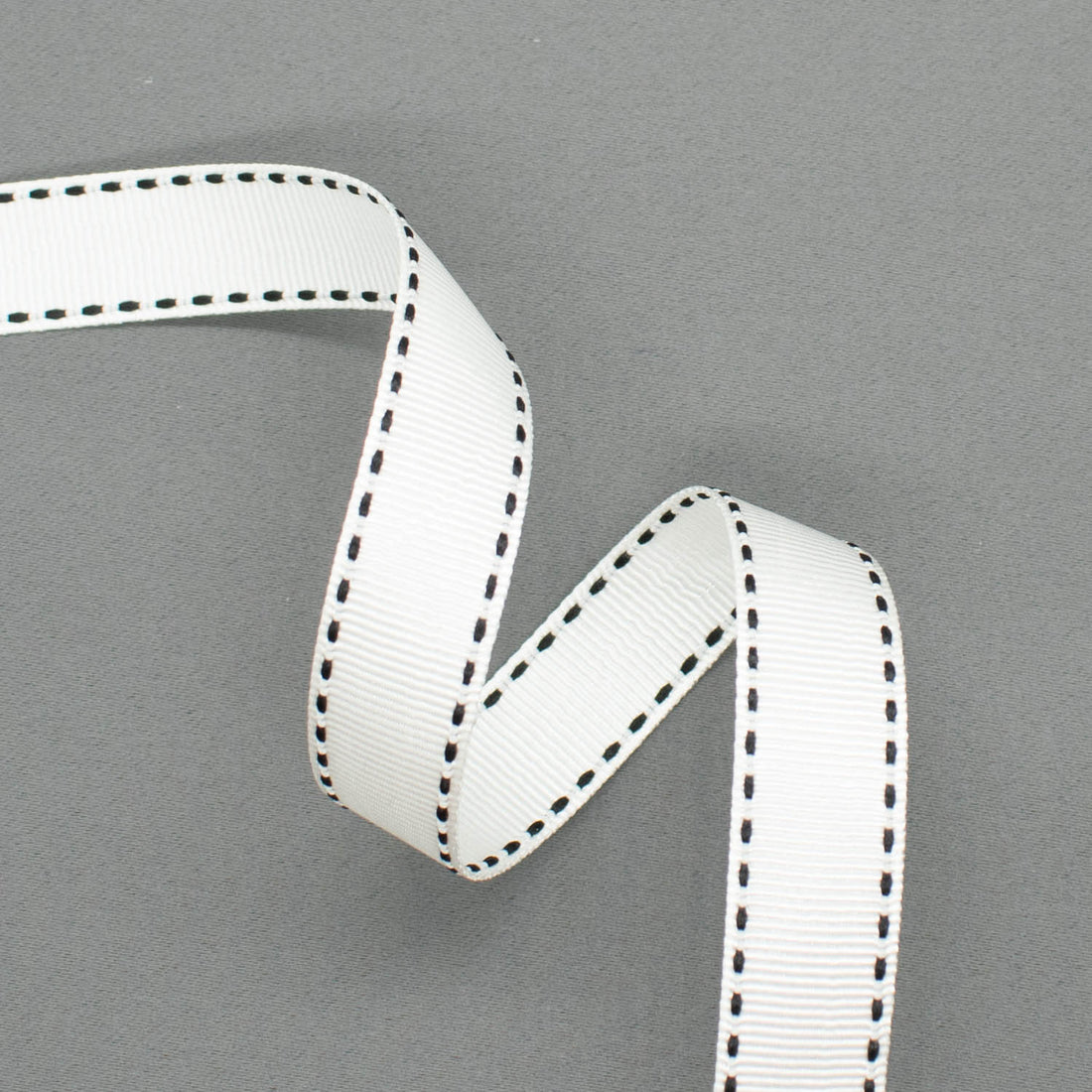 Grosgrain Ribbon with Saddle Stitch 15mm