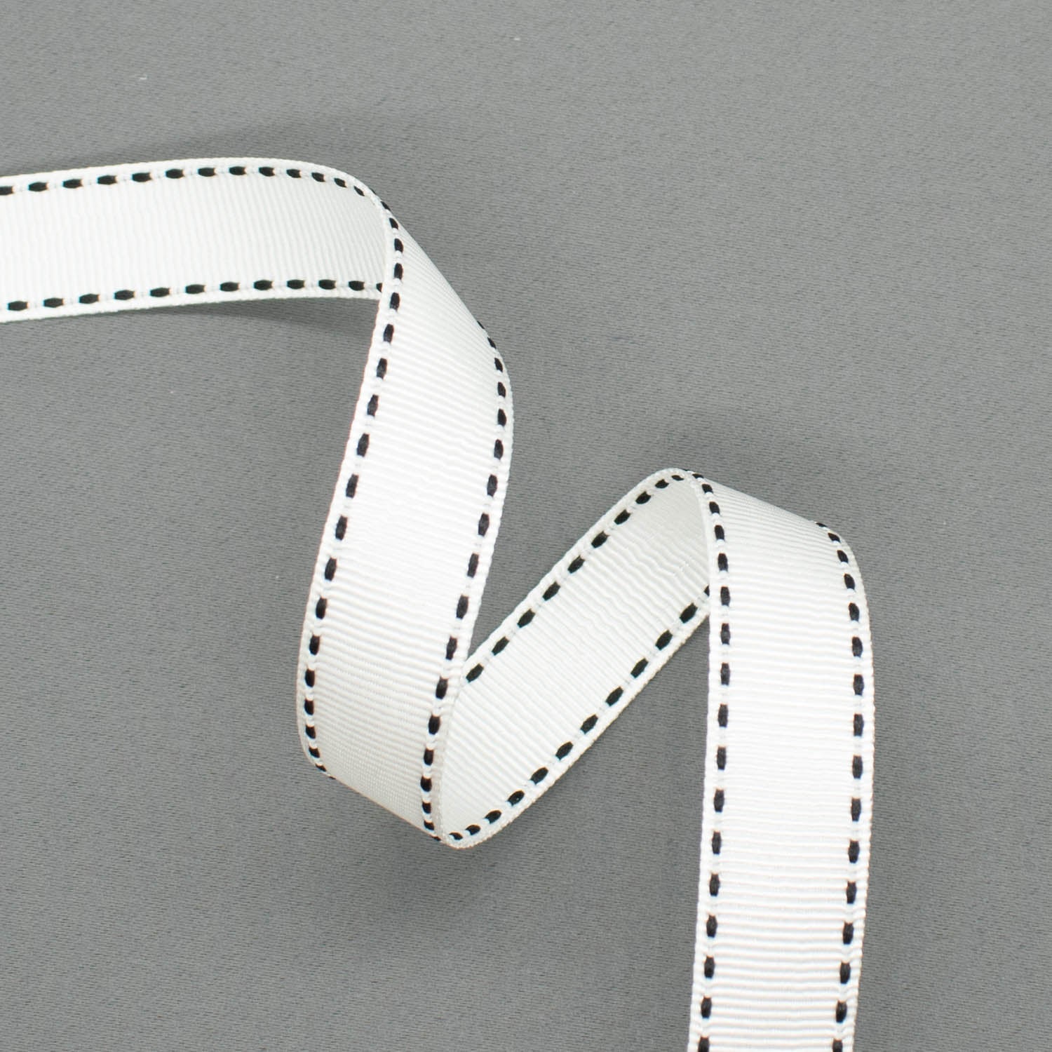 Grosgrain Ribbon with Saddle Stitch 15mm