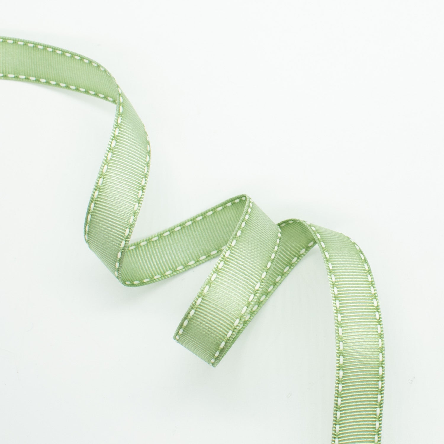 Grosgrain Ribbon with Saddle Stitch 15mm