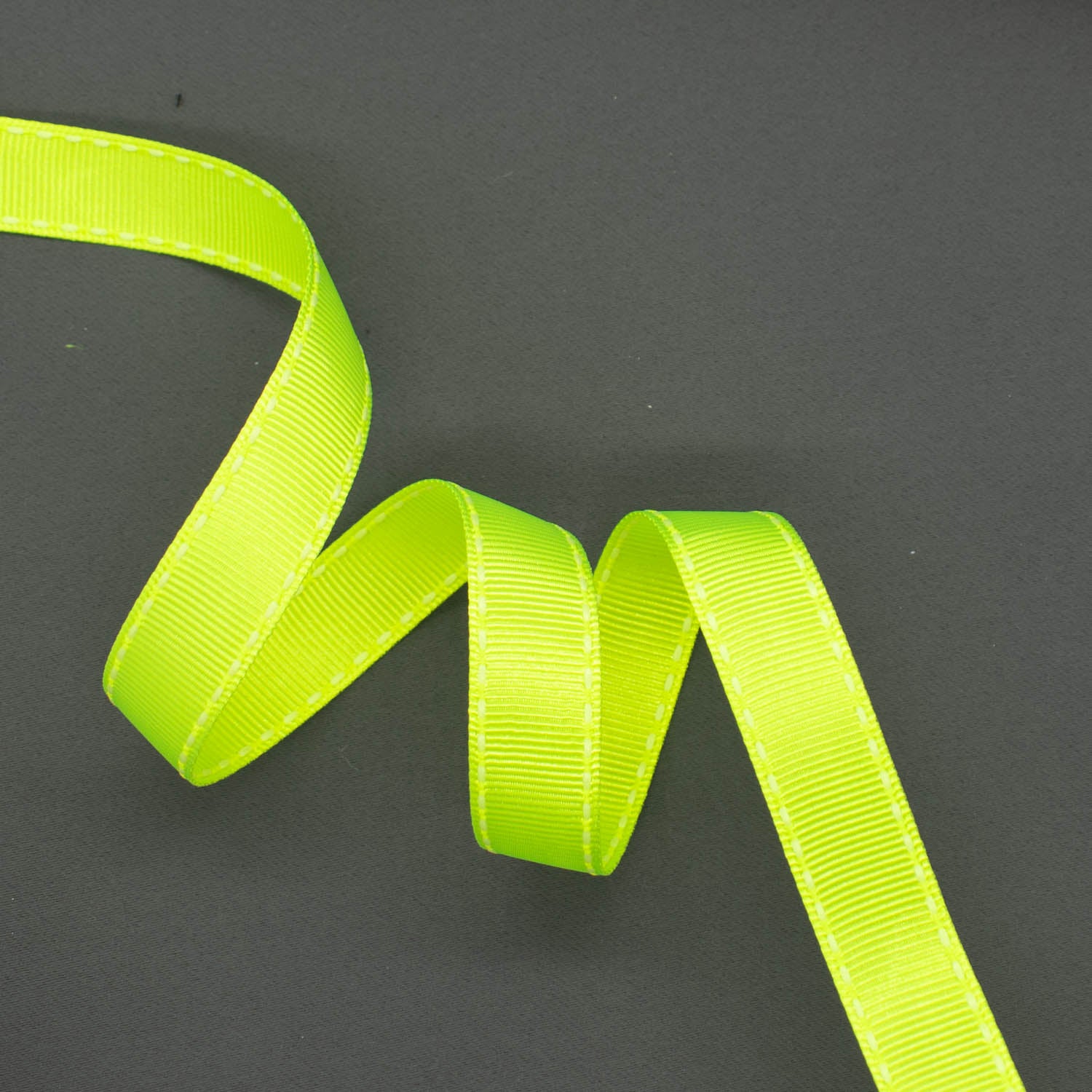 Grosgrain Ribbon with Saddle Stitch 15mm