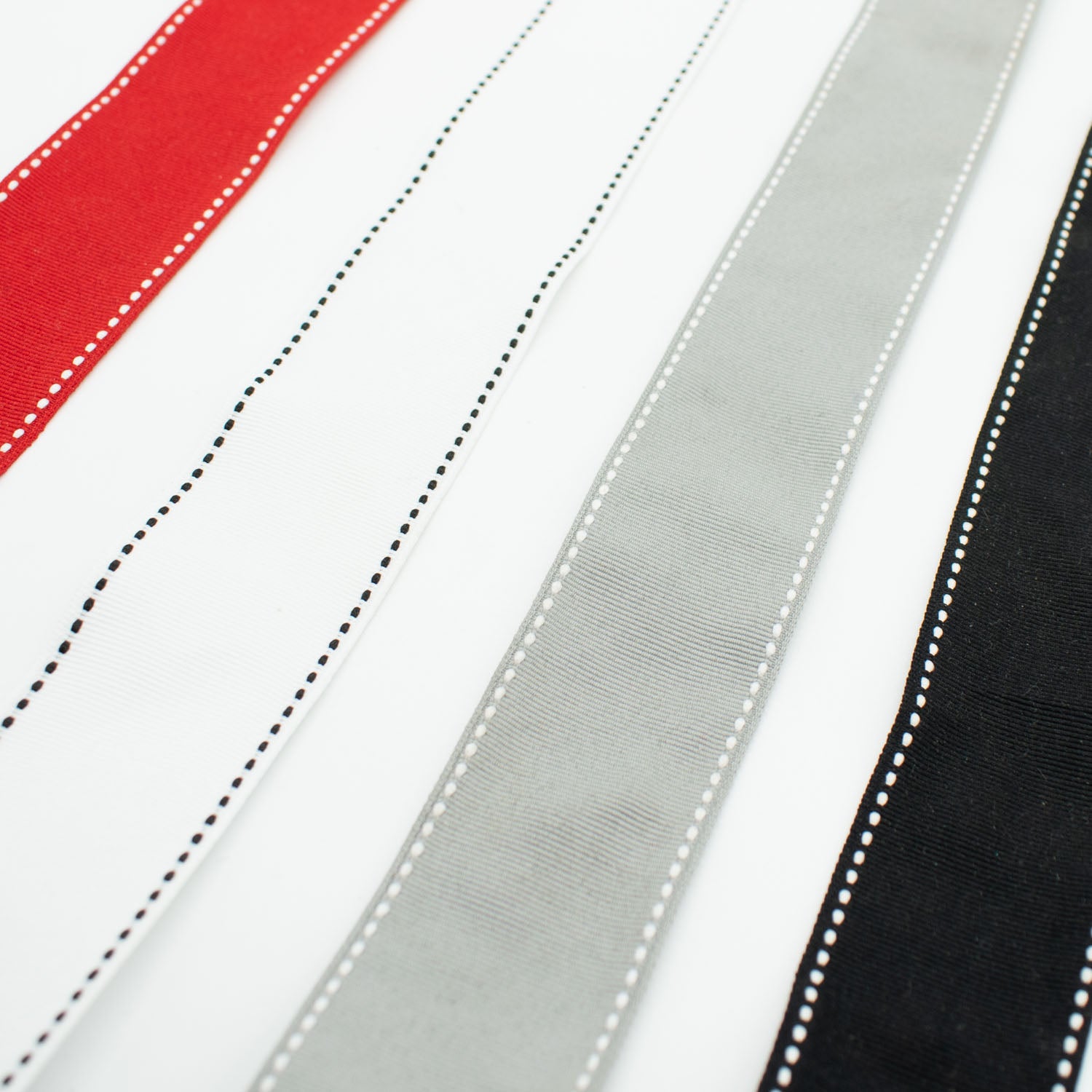 Grosgrain Ribbon with Saddle Stitch 40mm