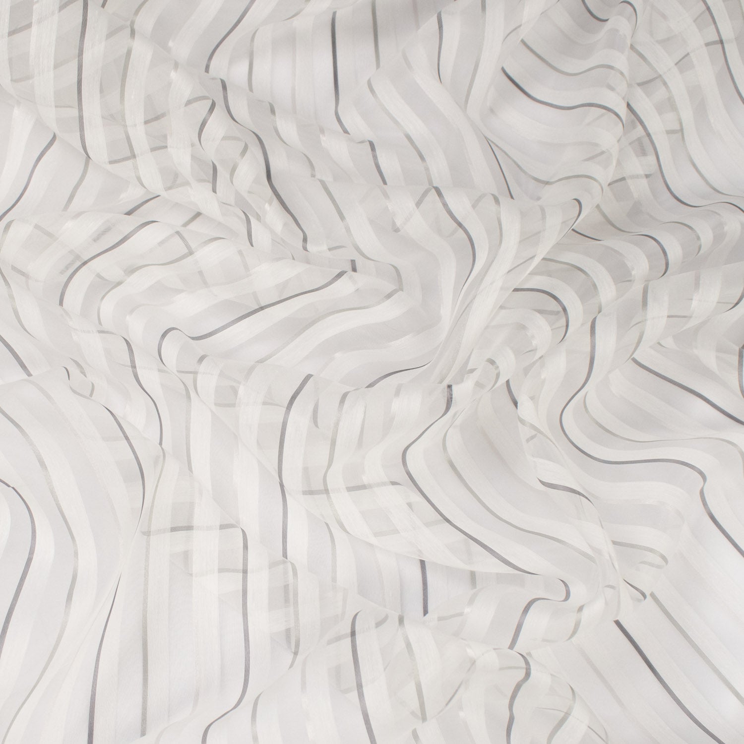 Salina by Zepel Curtaining Sheer Multicolor Stripes