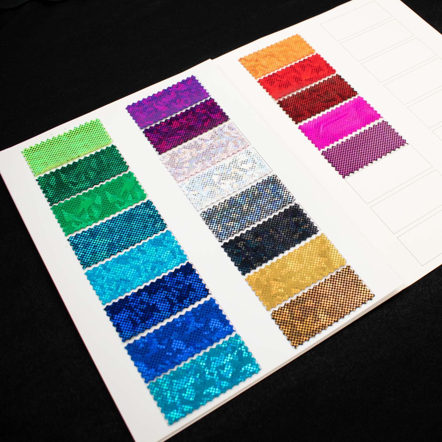 Shattered Glass Holographic Nylon Lycra