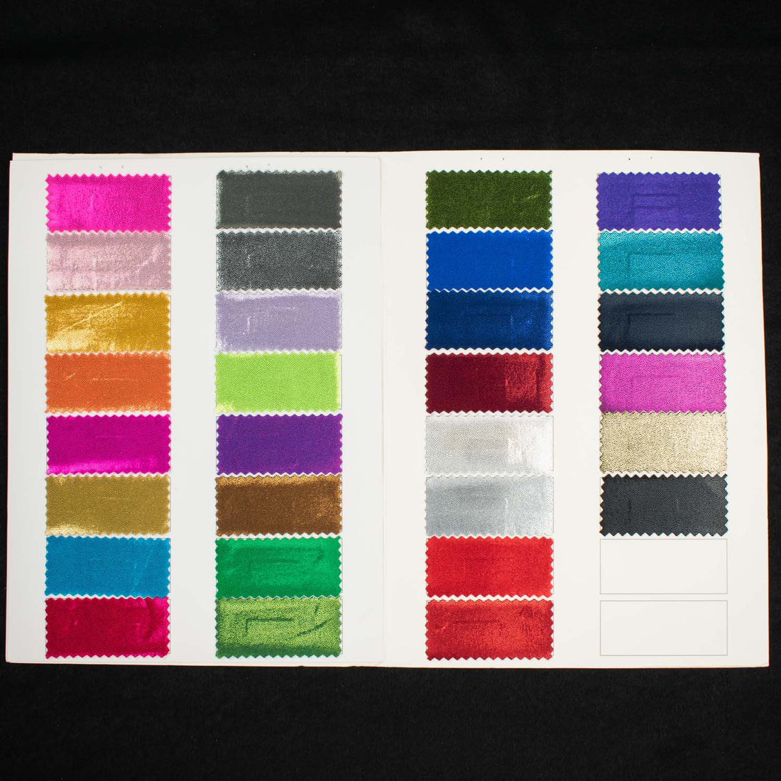 Fog Foil Holographic Nylon Lycra Sample Book