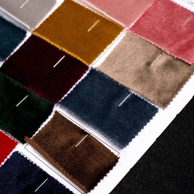 Luxury Stretch Velvet Sample Book