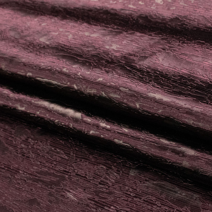 Textured Sateen Embossed Jacquard Suiting