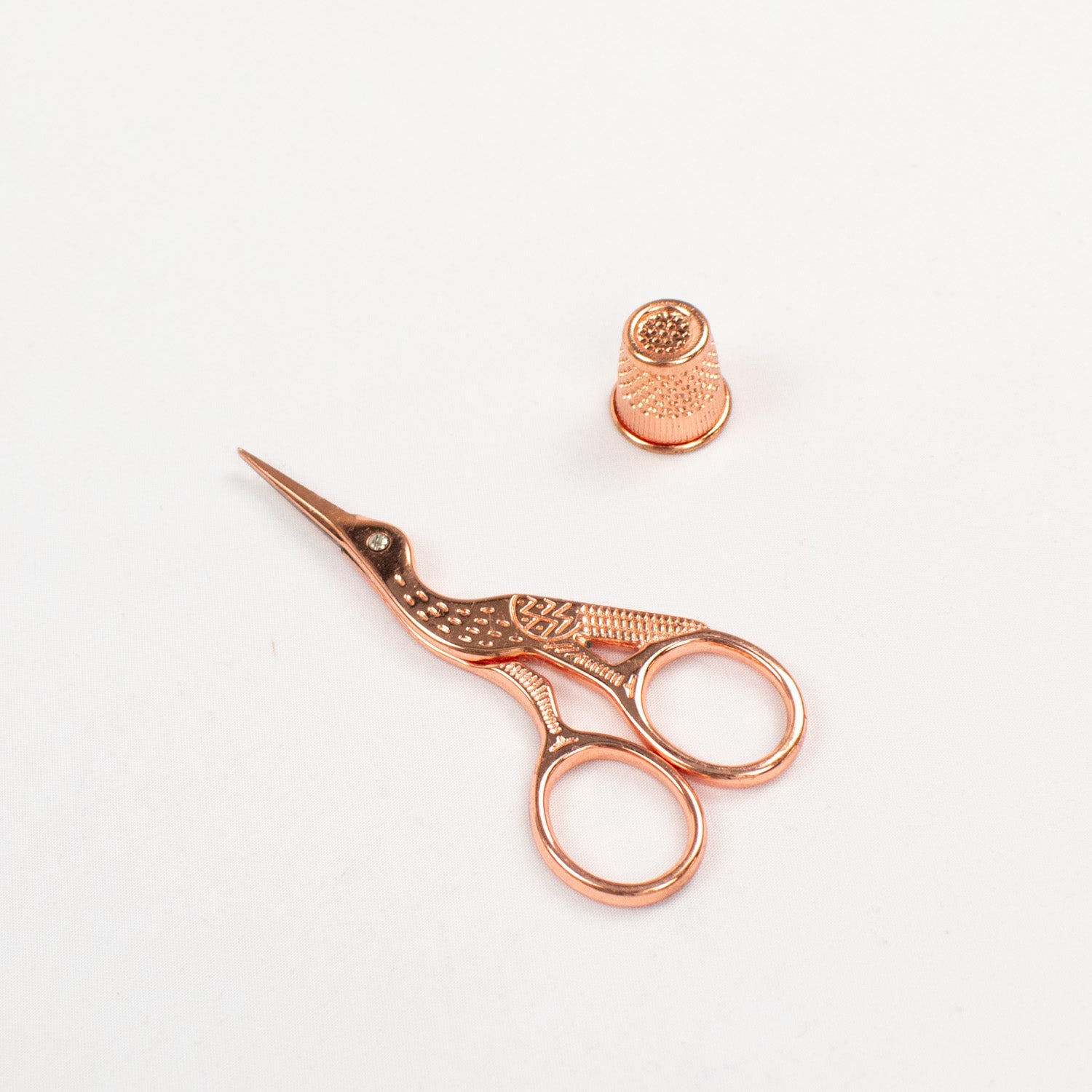 You're Gold Rose Gold Embroidery Scissors & Thimble Gift Set