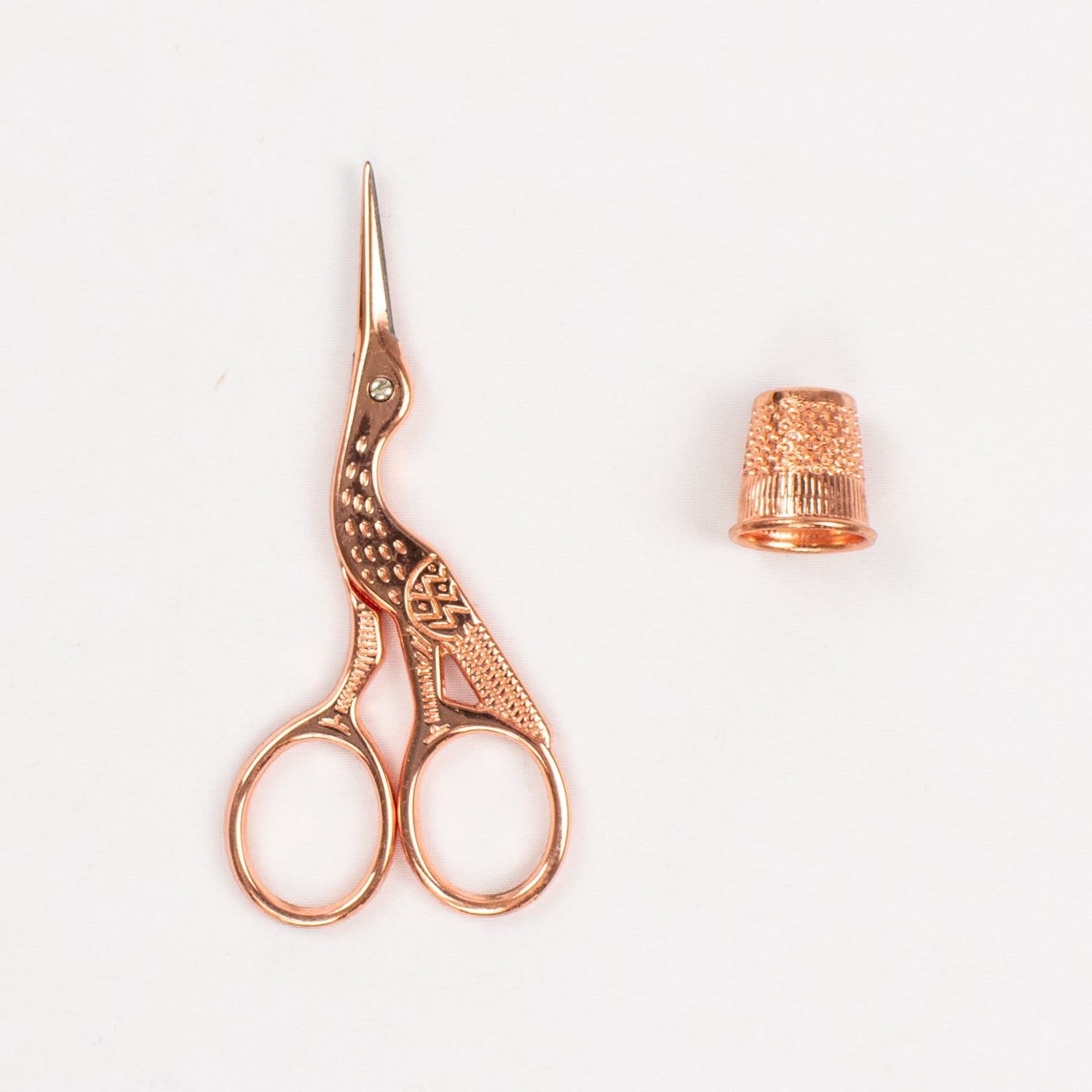 You're Gold Rose Gold Embroidery Scissors & Thimble Gift Set