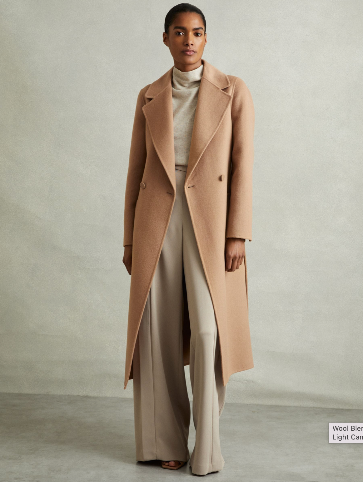 Brushed Wool Modal Felt Coating – Heavyweight Premium Wool Blend