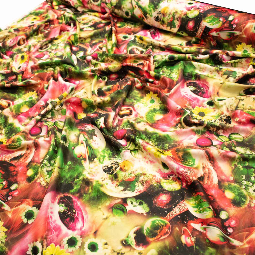 Poly Scuba Print Knit