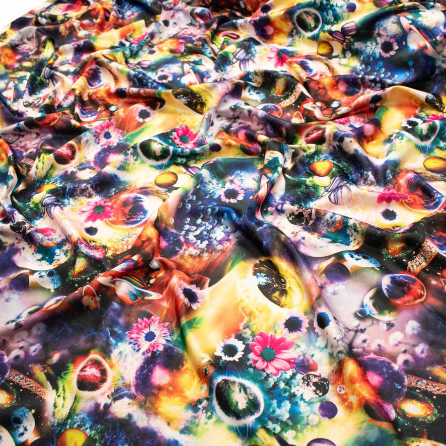 Poly Scuba Print Knit