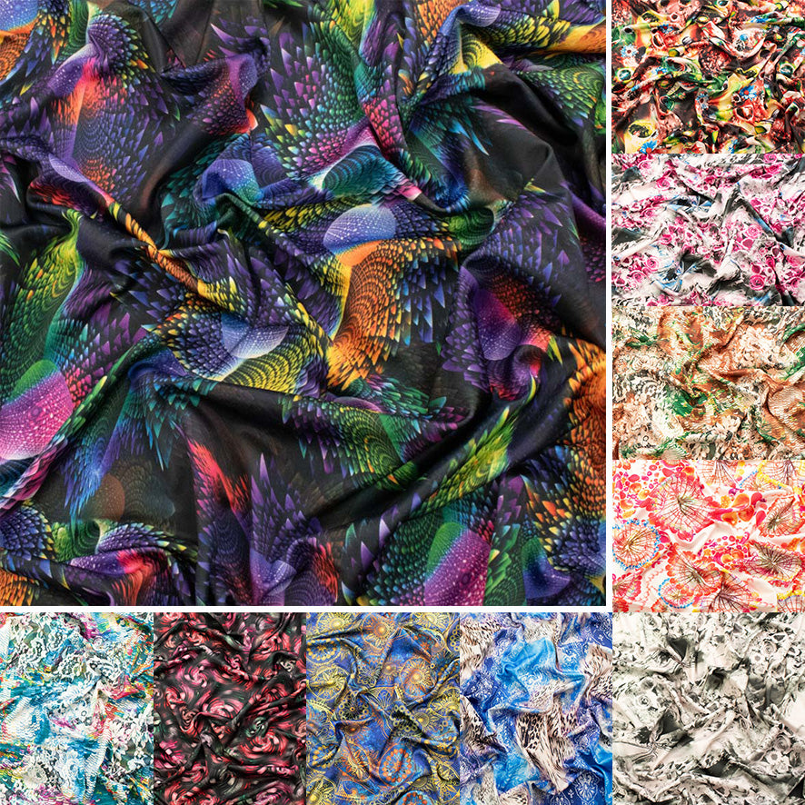 Poly Scuba Print Knit