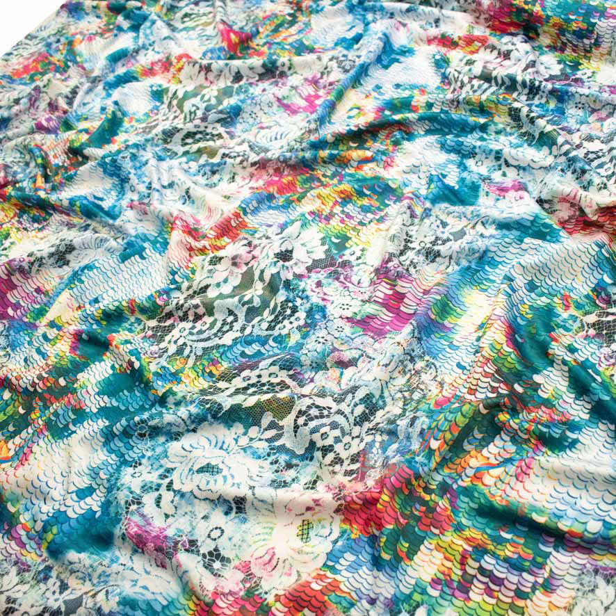 Poly Scuba Print Knit