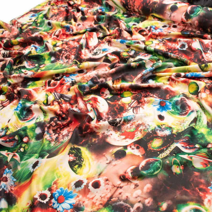 Poly Scuba Print Knit