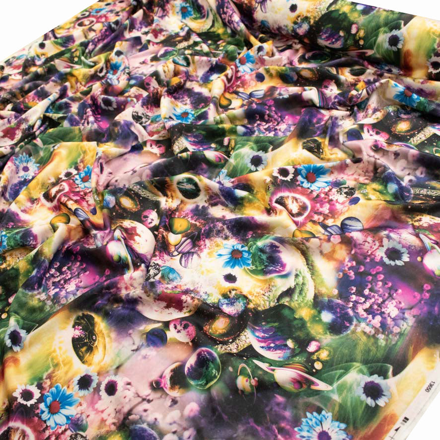 Poly Scuba Print Knit