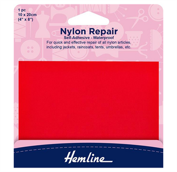 Hemline Self Adhesive Nylon Repair - RED