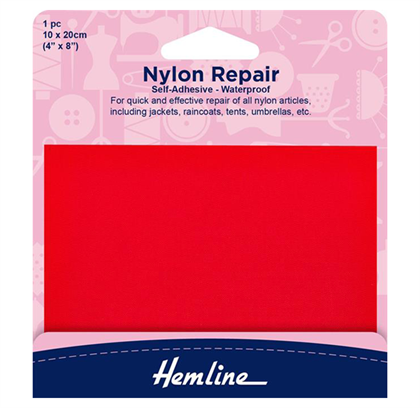 Hemline Self Adhesive Nylon Repair - RED