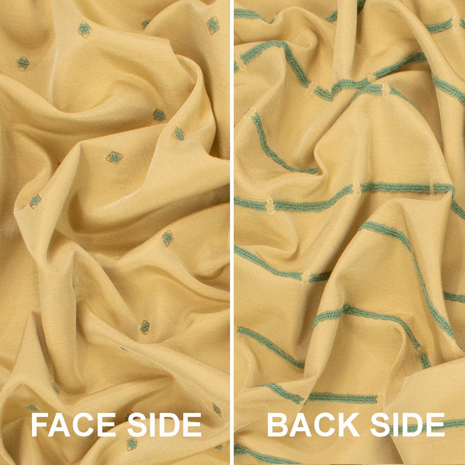 Selkon Dash-Dot Stripe Embroidery Taffeta