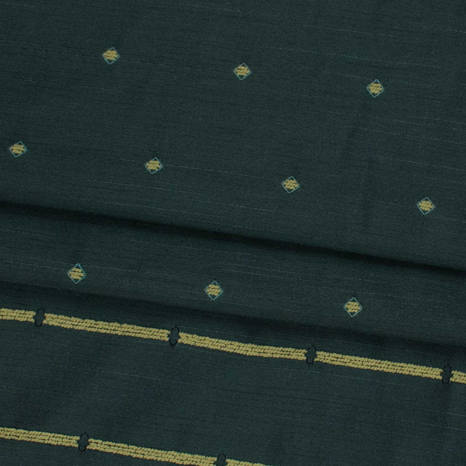 Selkon Dash-Dot Stripe Embroidery Taffeta
