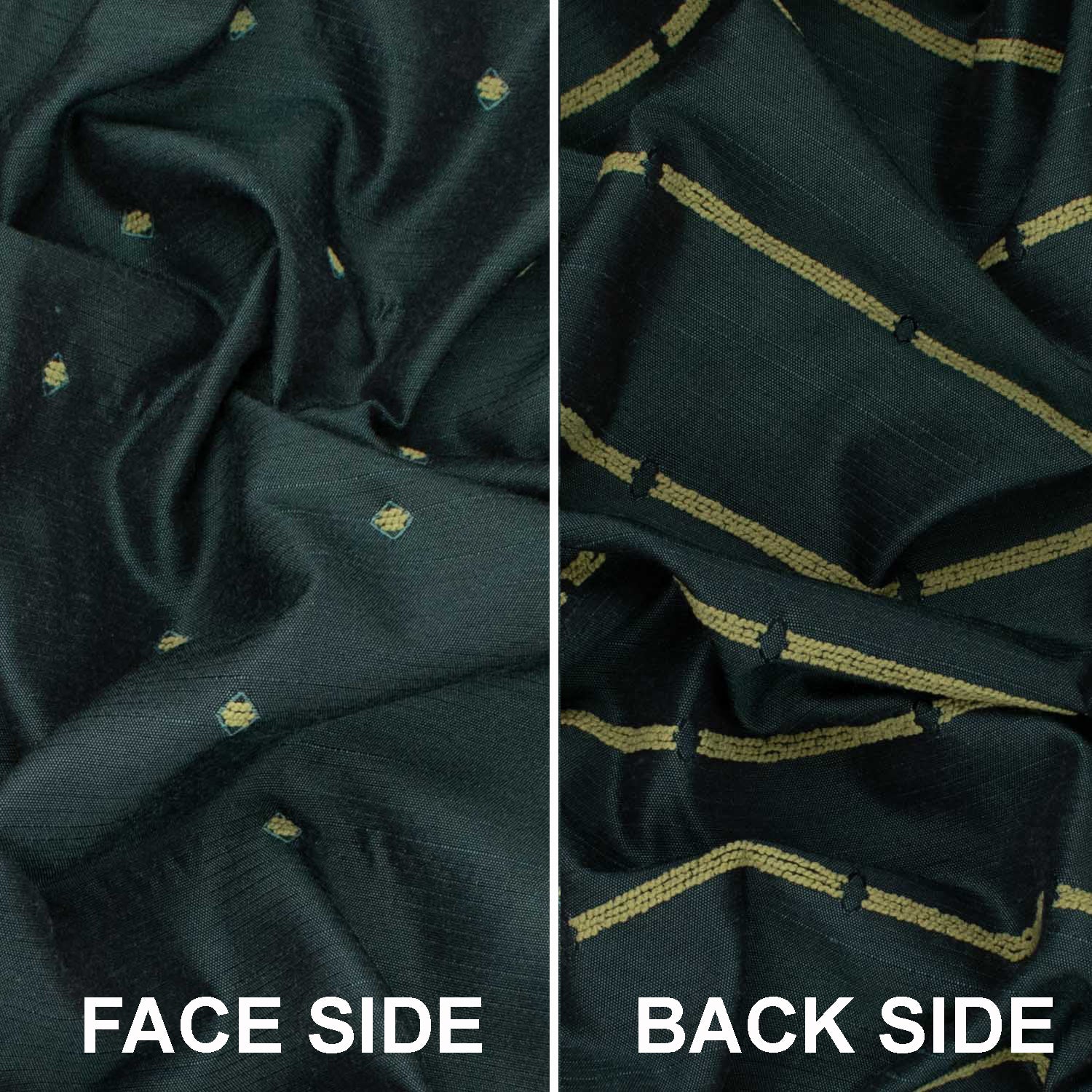 Selkon Dash-Dot Stripe Embroidery Taffeta