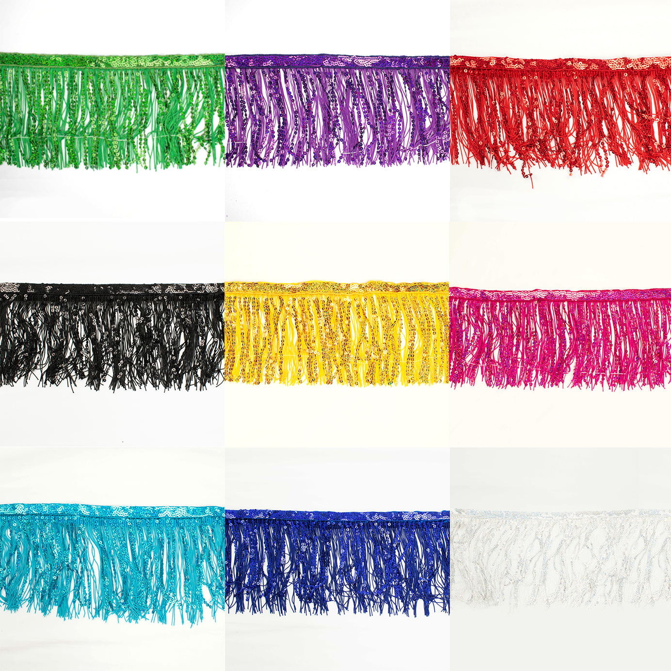 Sequin Fringing Lace - 15CM