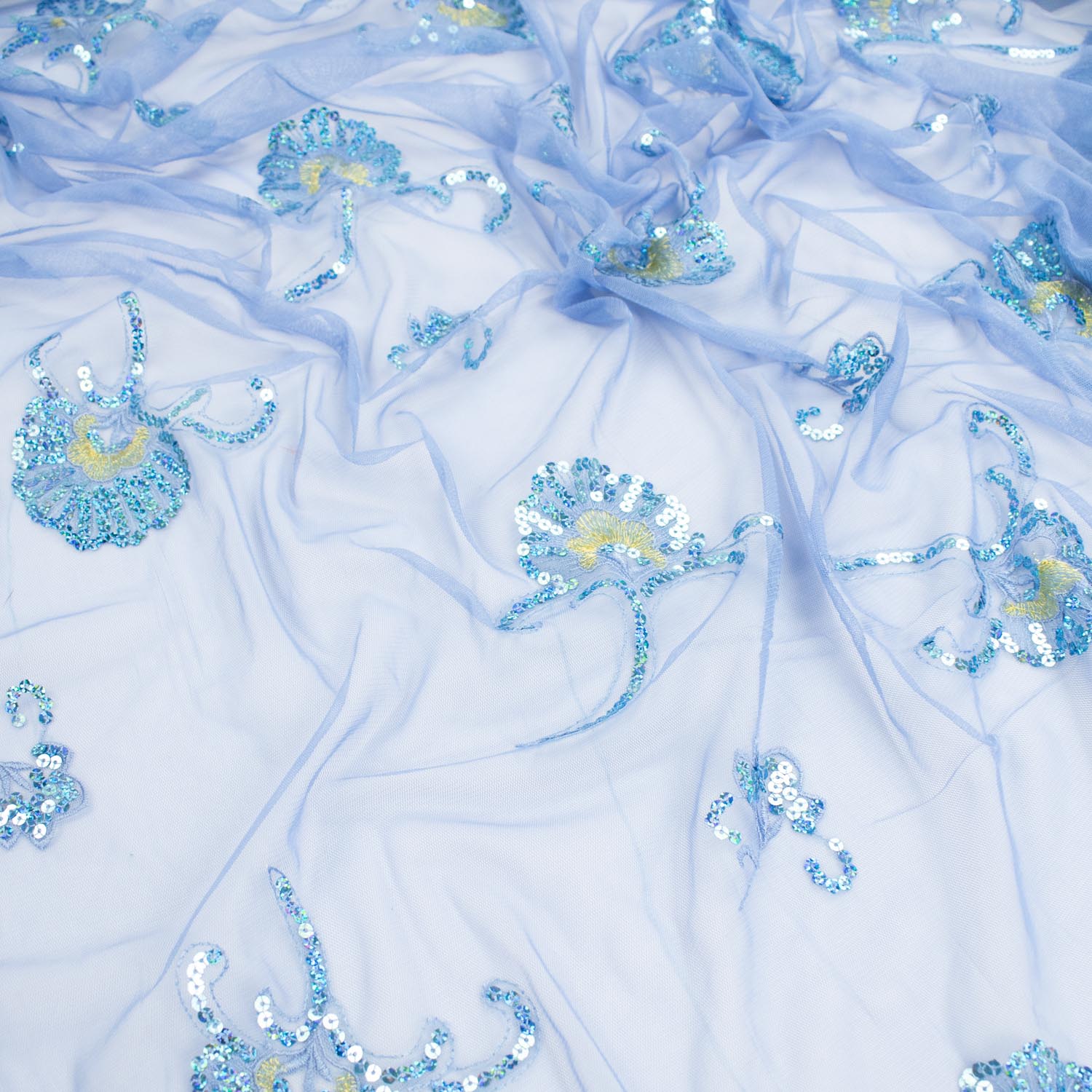 Light Sequin Tulle Lace