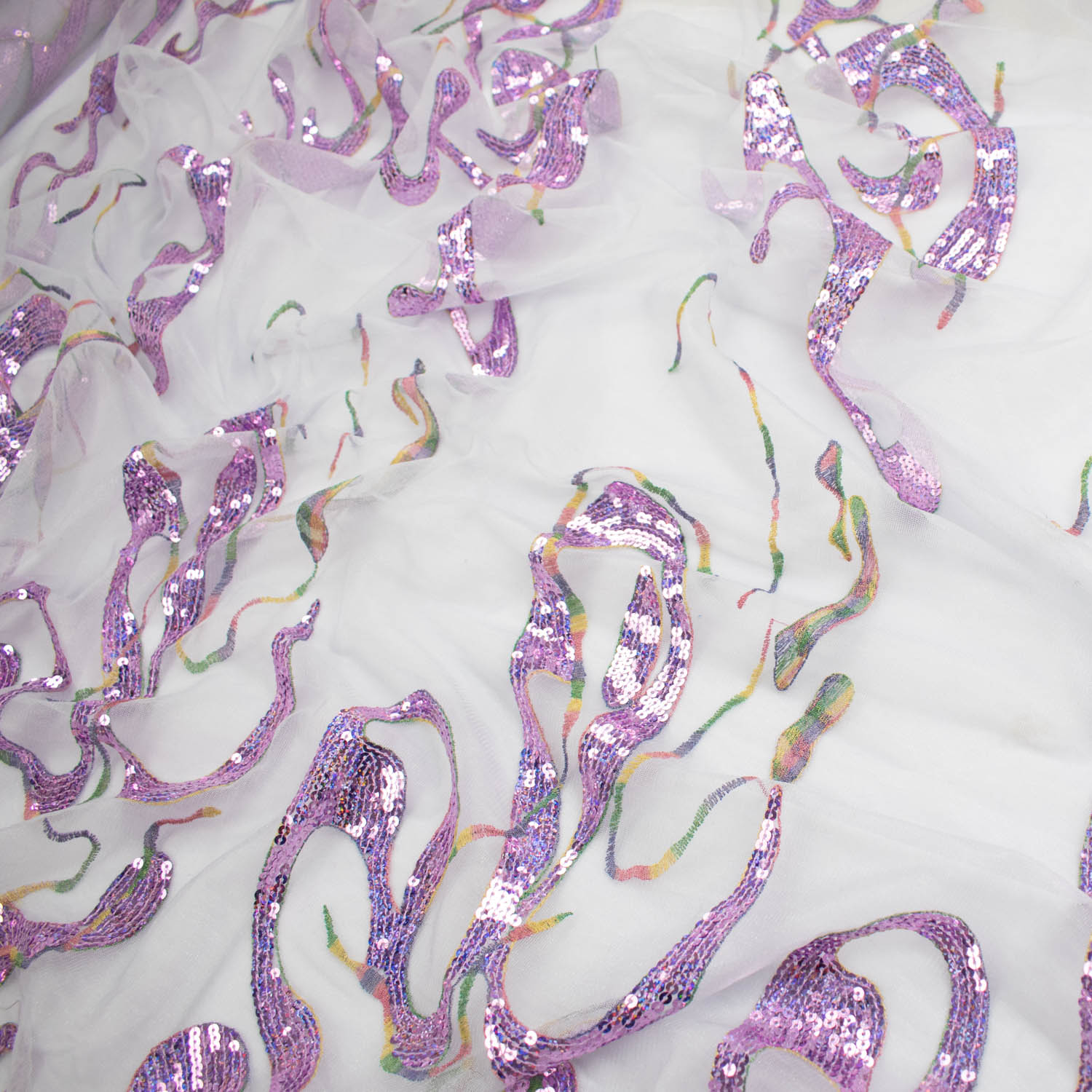 Light Sequin Tulle Lace